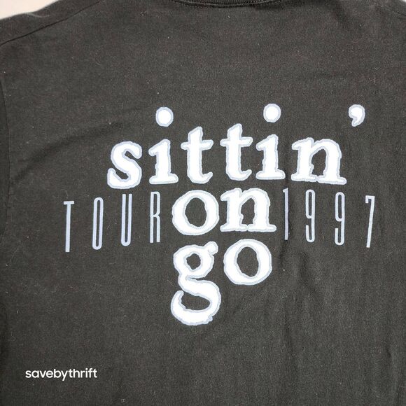 1997 Vintage Bryan White “Sittin on go” Tour Shirt Country Music Tee Black Large - Picture 14 of 16